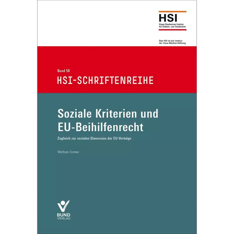 Soziale Kriterien und EU-Beihilfenrecht