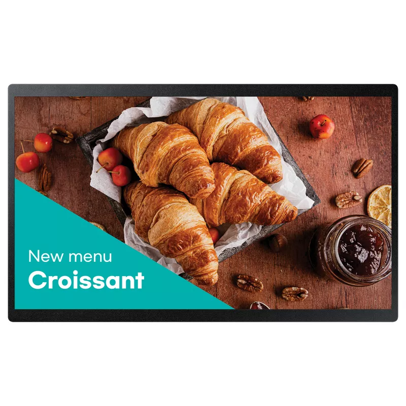 60,5cm/23,8 (1920x1080) Samsung QB24C 16:9 FHD 14ms 16/7 DigitalSignage USB HDMI Ethernet 25%Haze Tizen Black