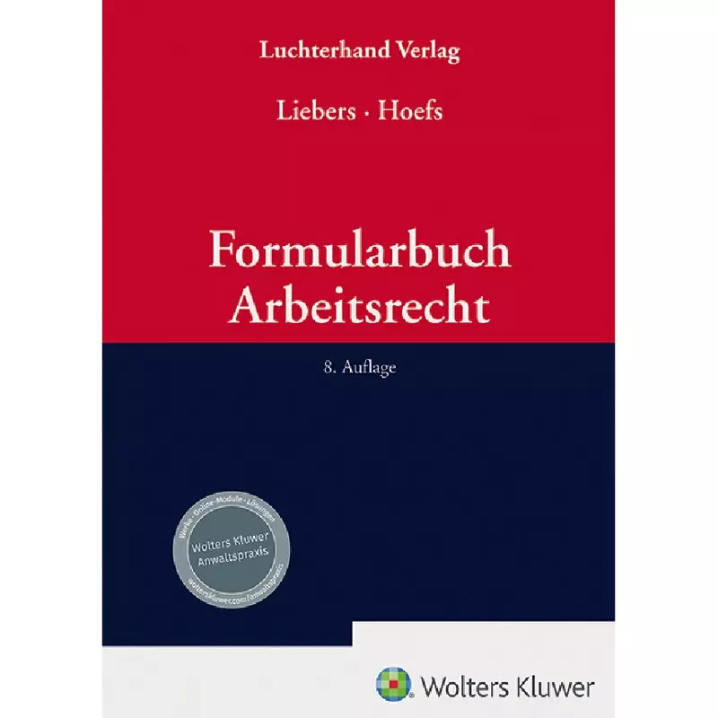 Formularbuch Arbeitsrecht