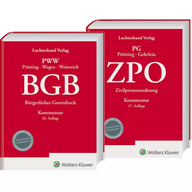 Paket BGB- und ZPO-Kommentar