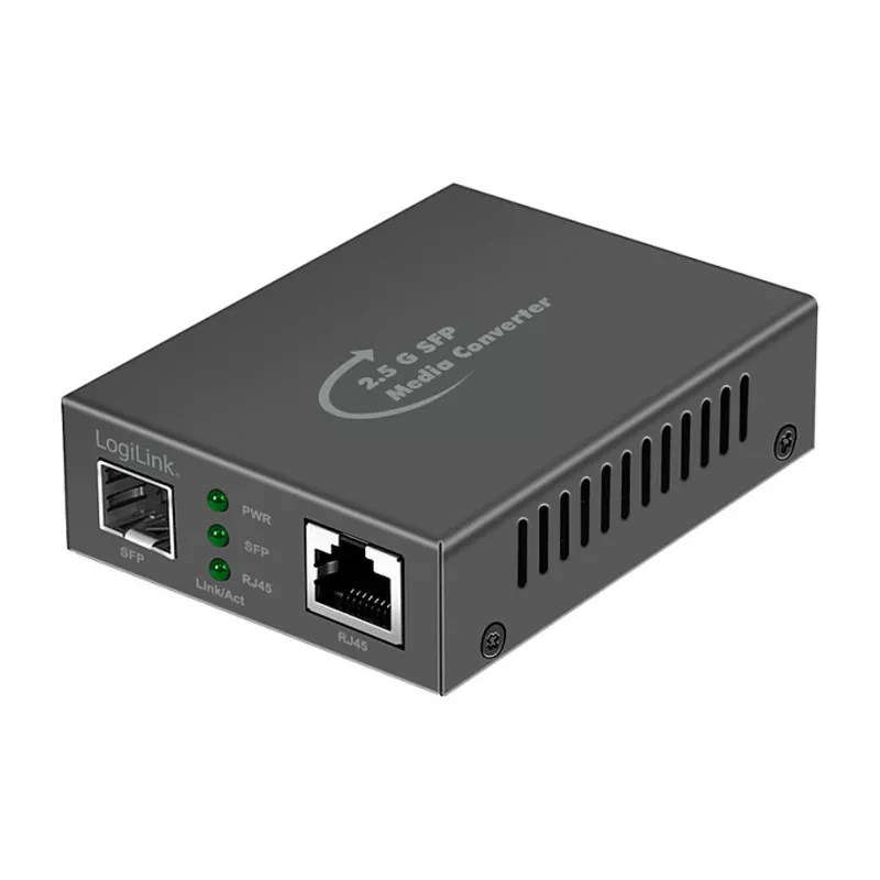 2.5 Gigabit Media Converter RJ45 to SFP