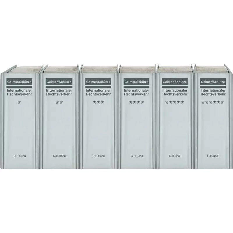 Internationaler Rechtsverkehr in Zivil- und Handelssachen - ohne Fortsetzungsbezug