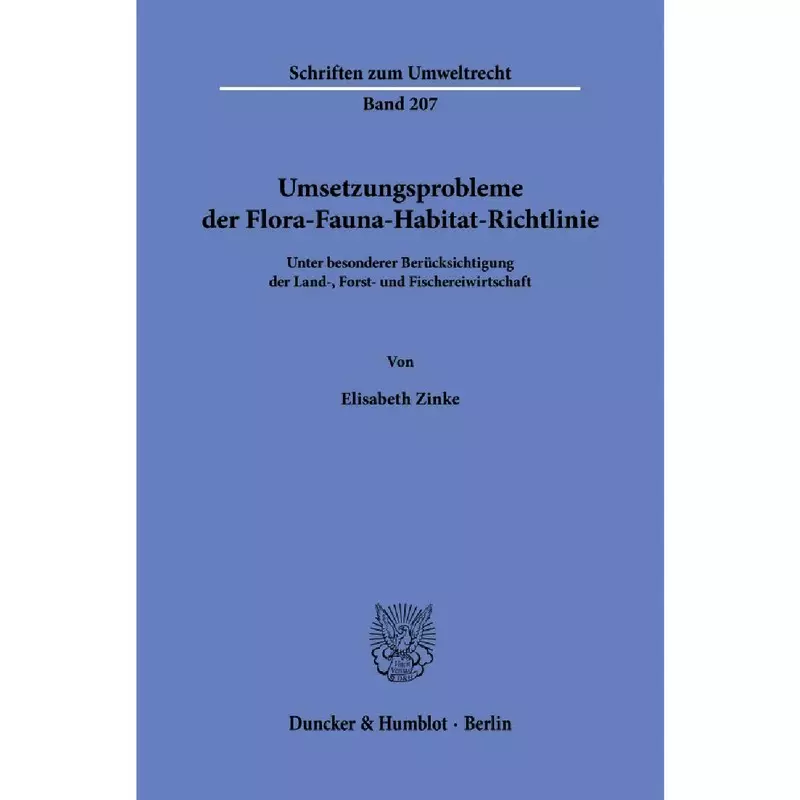 Umsetzungsprobleme der Flora-Fauna-Habitat-Richtlinie