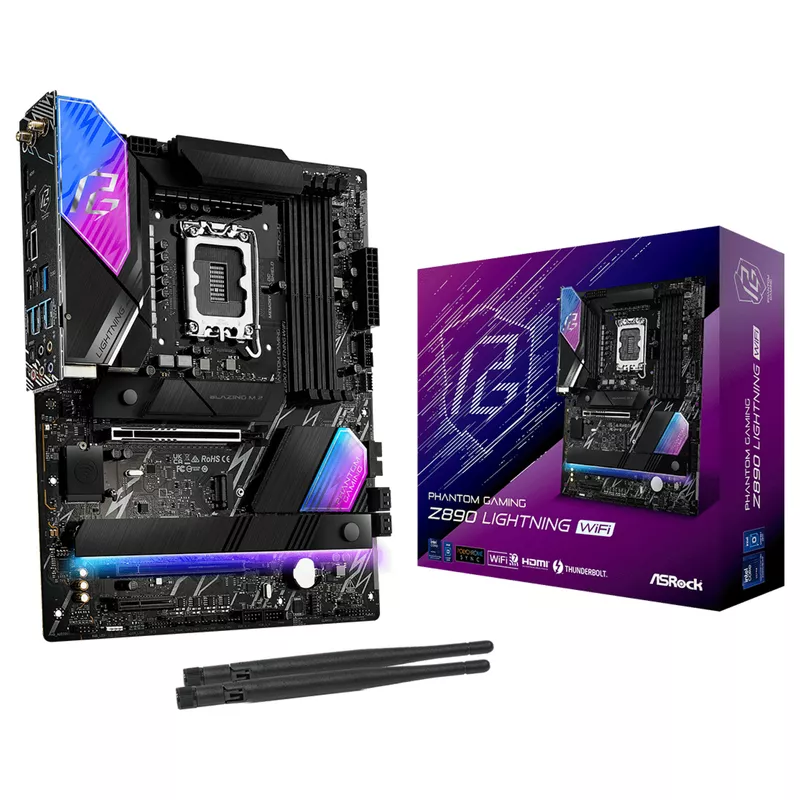 1851 ASRock Z890 Phantom Gaming Lightning Wifi DDR5