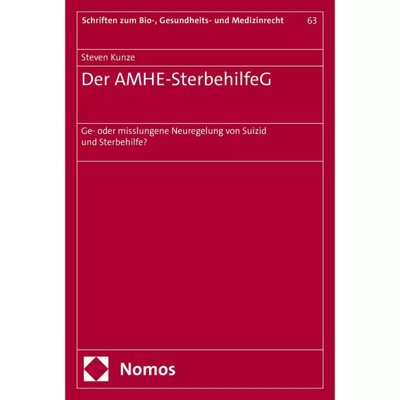 Der AMHE-SterbehilfeG