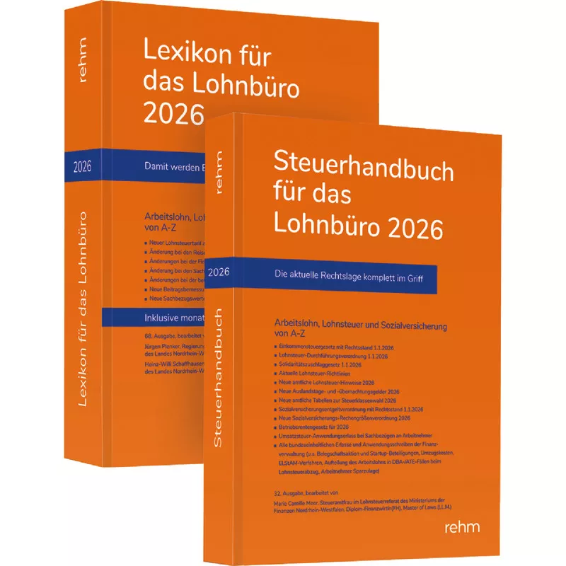Buchpaket Lexikon für das Lohnbüro und Steuerhandbuch 2026