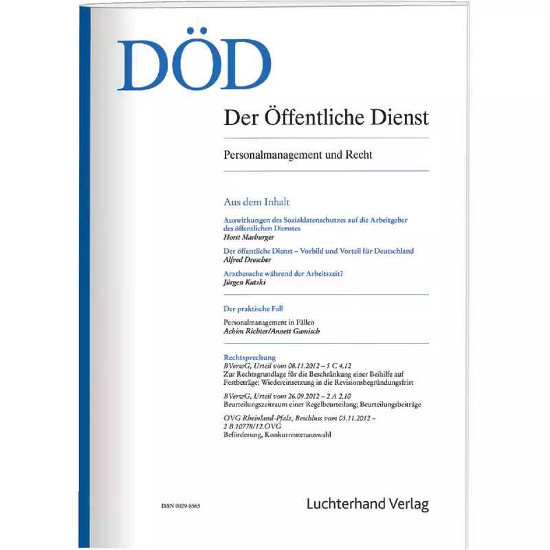 DÖD - Der öffentliche Dienst - Abonnement
