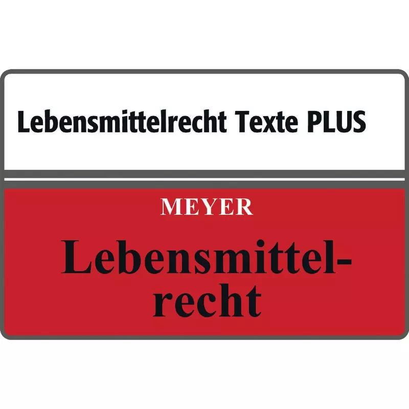 beck-online Gesetzesmodul Lebensmittelrecht Texte PLUS