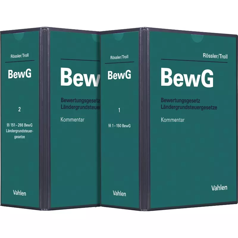 Bewertungsgesetz: BewG - mit Fortsetzungsbezug