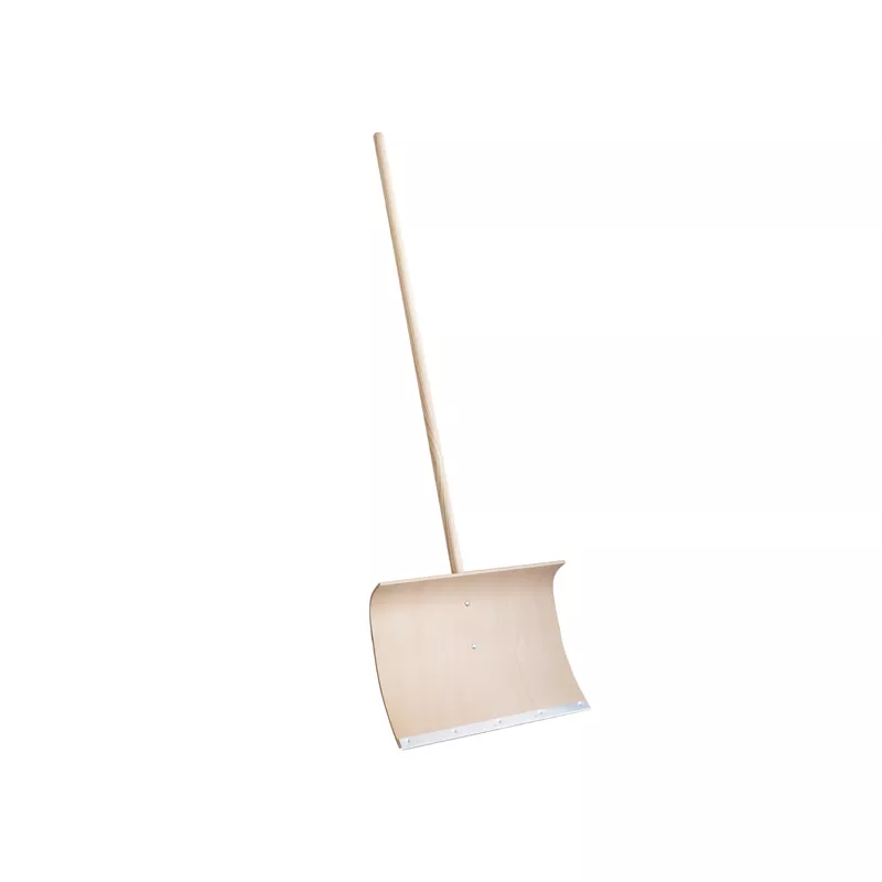 Schneeschieber Holz 50cm Stiel/Stahlkante