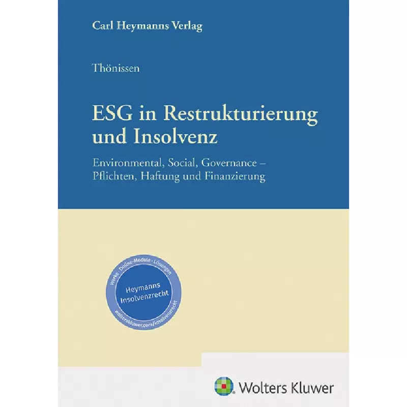 ESG in Restrukturierung und Insolvenz