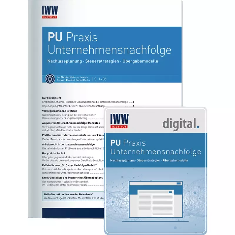 PU Praxis Unternehmensnachfolge - Abonnement