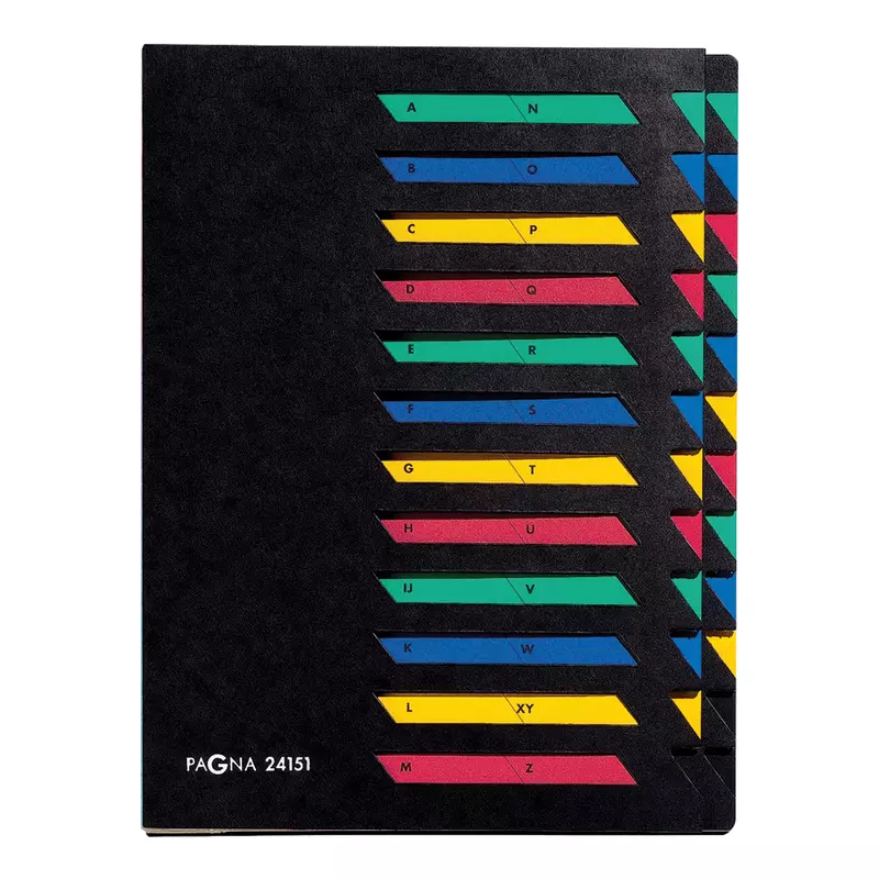 Pagna Ordnungsmappe Deskorganizer A4 24tlg. sw