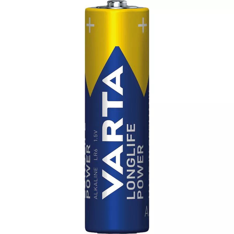 VARTA Batterie Alkaline, Mignon, AA, LR06, 1.5V, Longlife Power, Retail Blister (10-Pack)