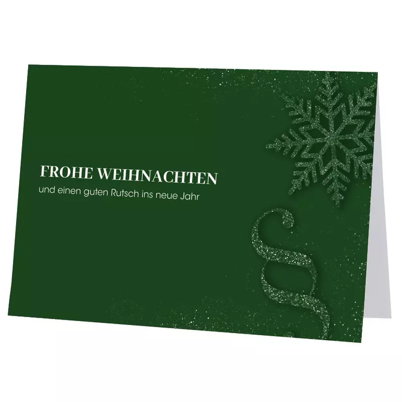 SoldanPlus Weihnachtskarte Festtagsgrüße, individuell bedruckt, inkl. Kuvert