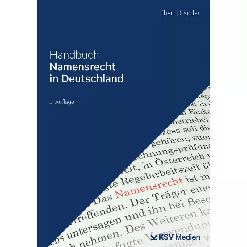 Handbuch Namenrecht in Deutschland