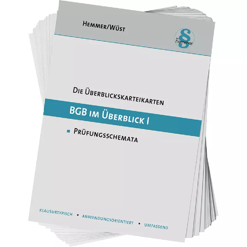 Überblickskarteikarten BGB im Überblick I