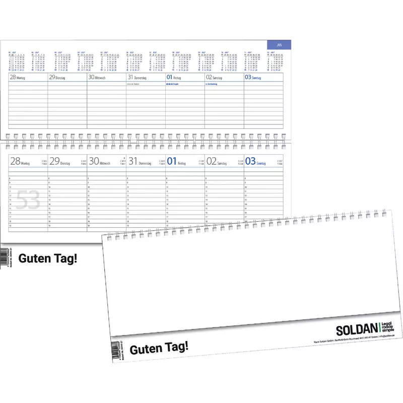 SoldanPlus Wochen-Querkalender BASIC 2027