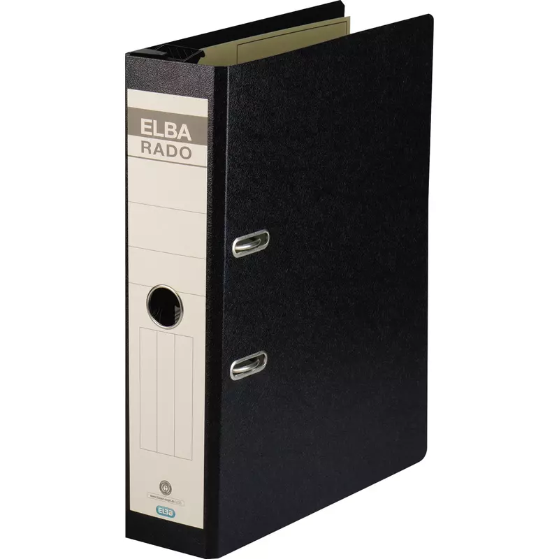 Elba Hängeordner rado DIN A4 75mm Hartpappe sw