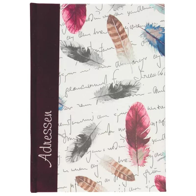 Adressbuch Feder, A6, 128 Seiten DFW 72121