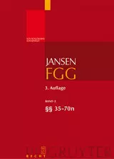 FGG - Gesetz über die Angelegenheiten der freiwilligen Gerichtbarkeit - Band 2