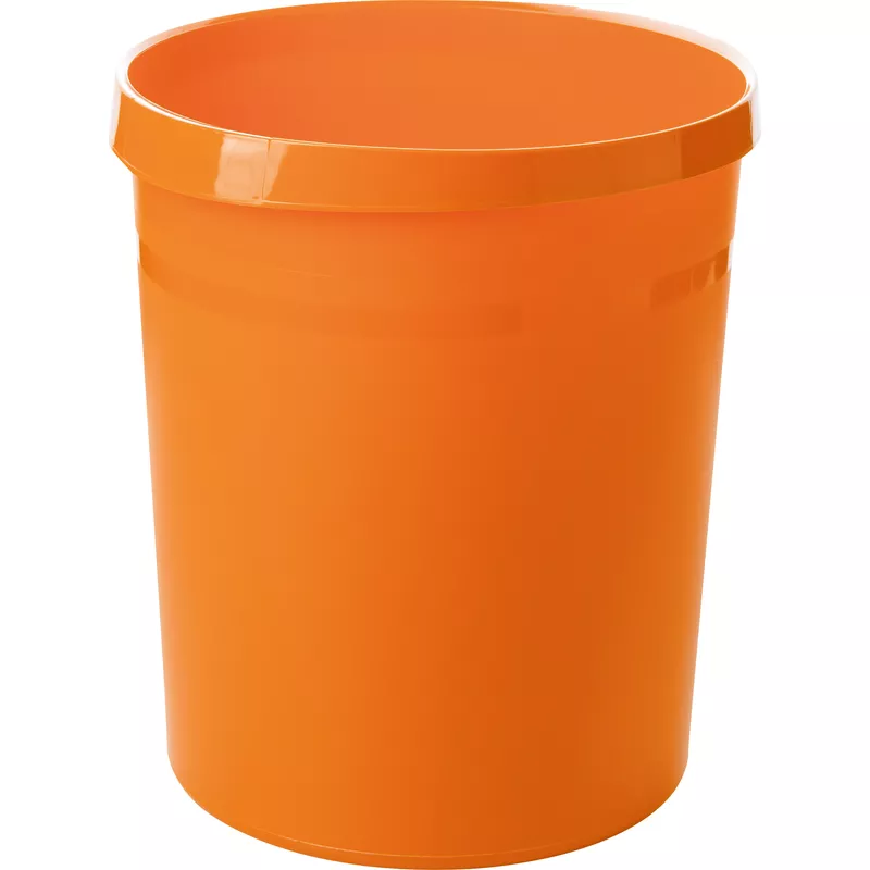HAN Papierkorb GRIP 18Liter Kunststoff orange