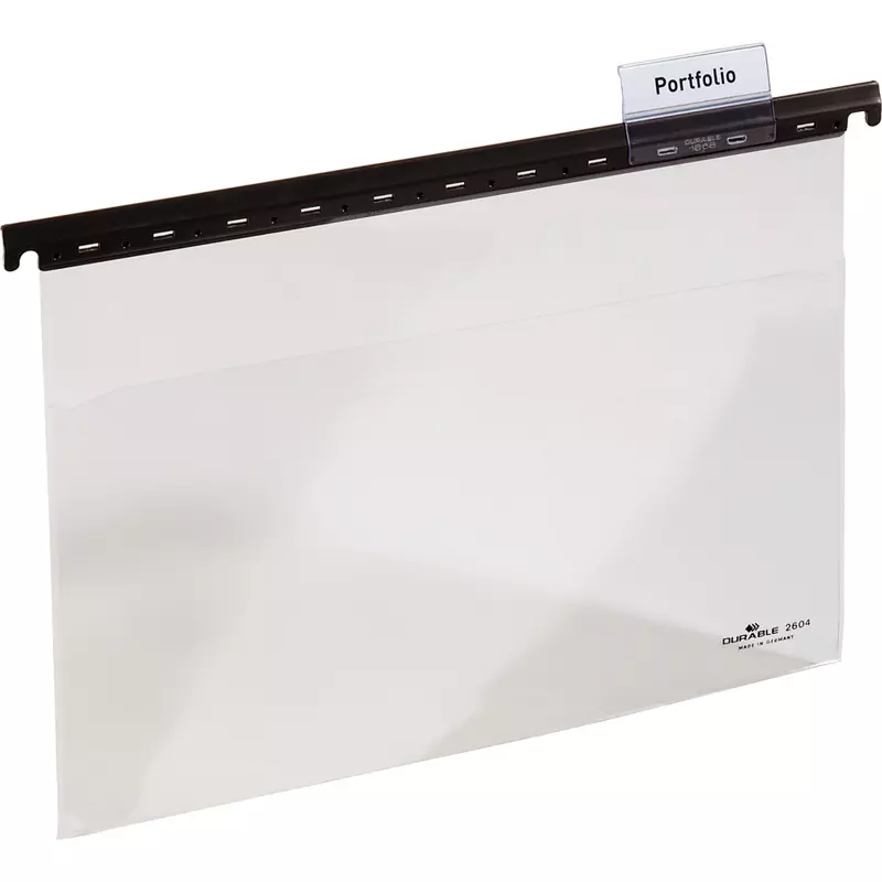 Durable Hängesichttasche DIN A4 oben offen tr