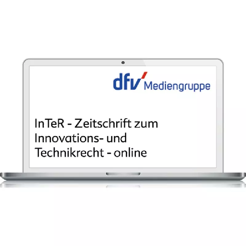 InTeR - Zeitschrift zum Innovations- und Technikrecht  - online