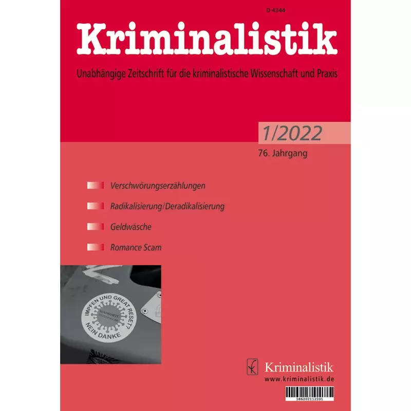 Kriminalistik - Abonnement