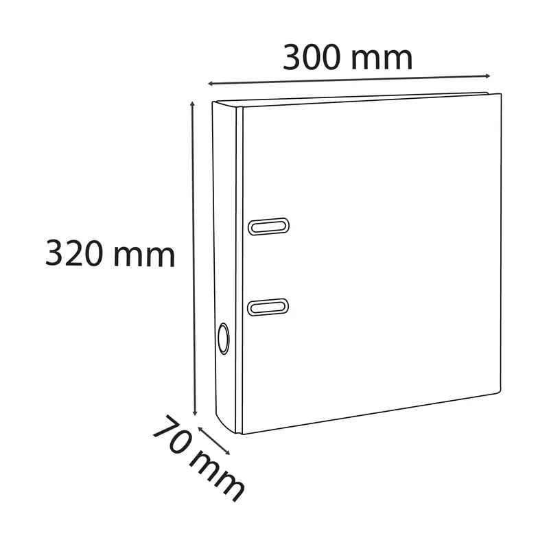 Ordner Prem'Touch A4, Rückenbreite 70mm, Iderama - Violett