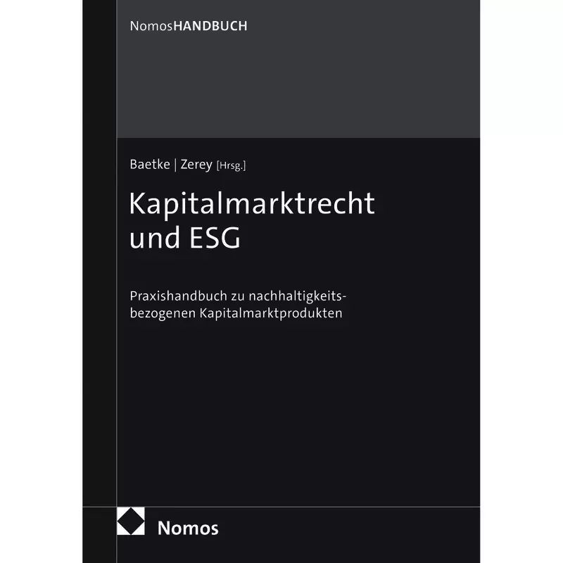 Kapitalmarktrecht und ESG