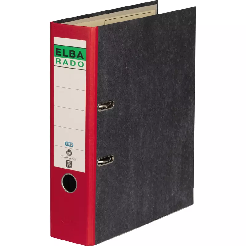 Elba Ordner ELBArado DIN A4 80mm Pappe rt