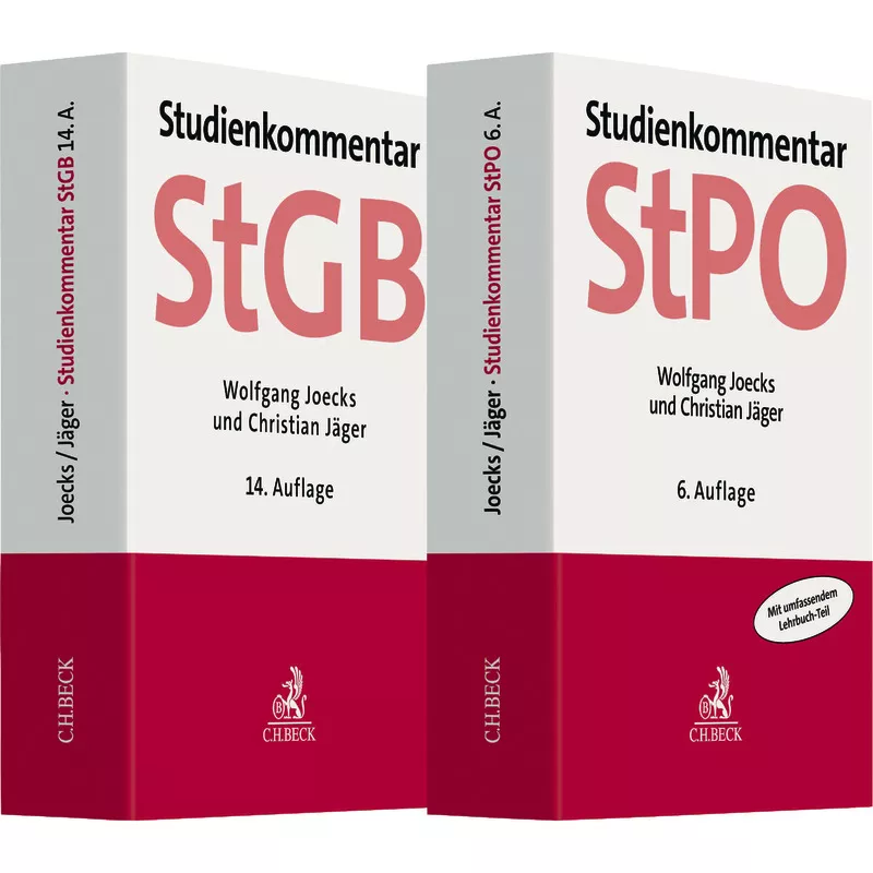 Strafgesetzbuch und Strafprozessordnung: StGB und StPO