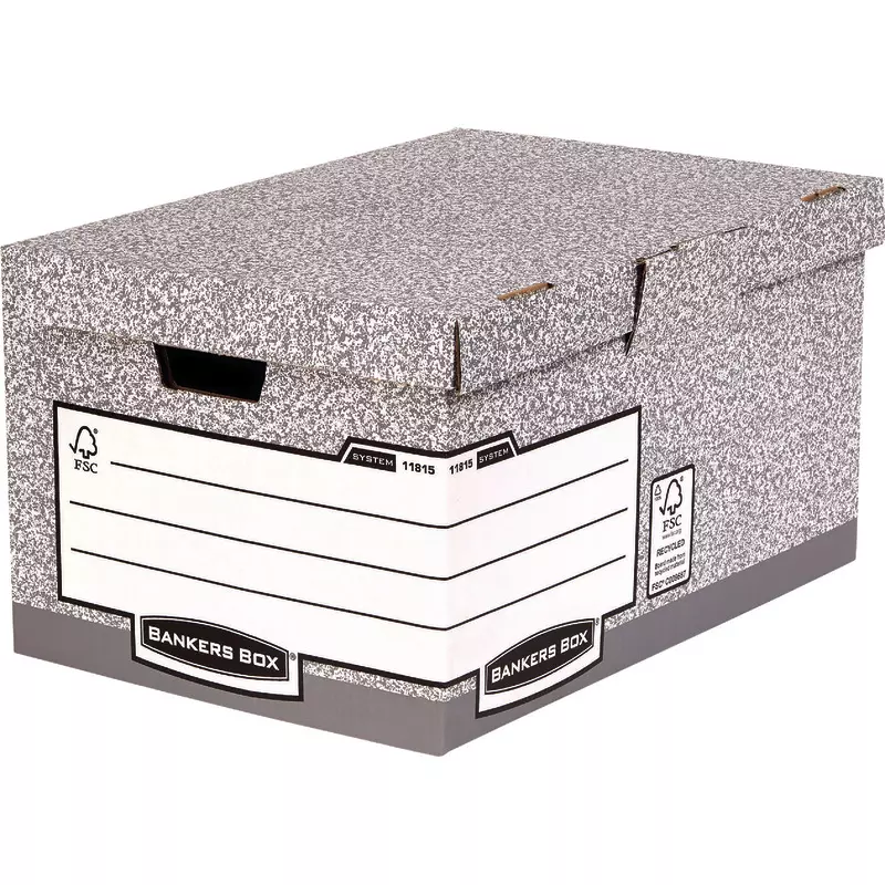 BANKERS BOX System Klappdeckelbox Maxi