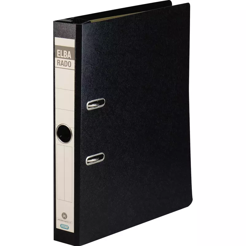 Elba Hängeordner rado DIN A4 50mm Hartpappe sw
