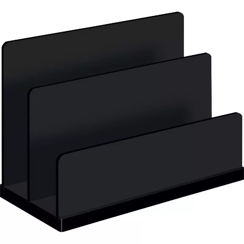 WEDO Acryl Briefständer Black Office