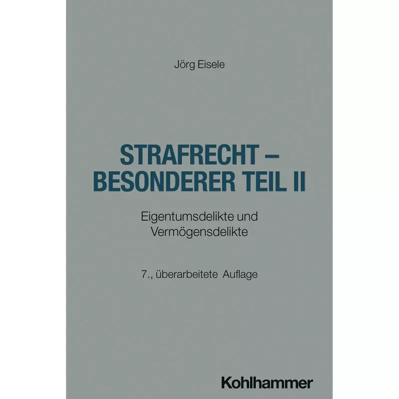 Strafrecht - Besonderer Teil II