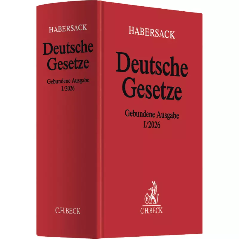 Deutsche Gesetze - Gebundene Ausgabe I/2026