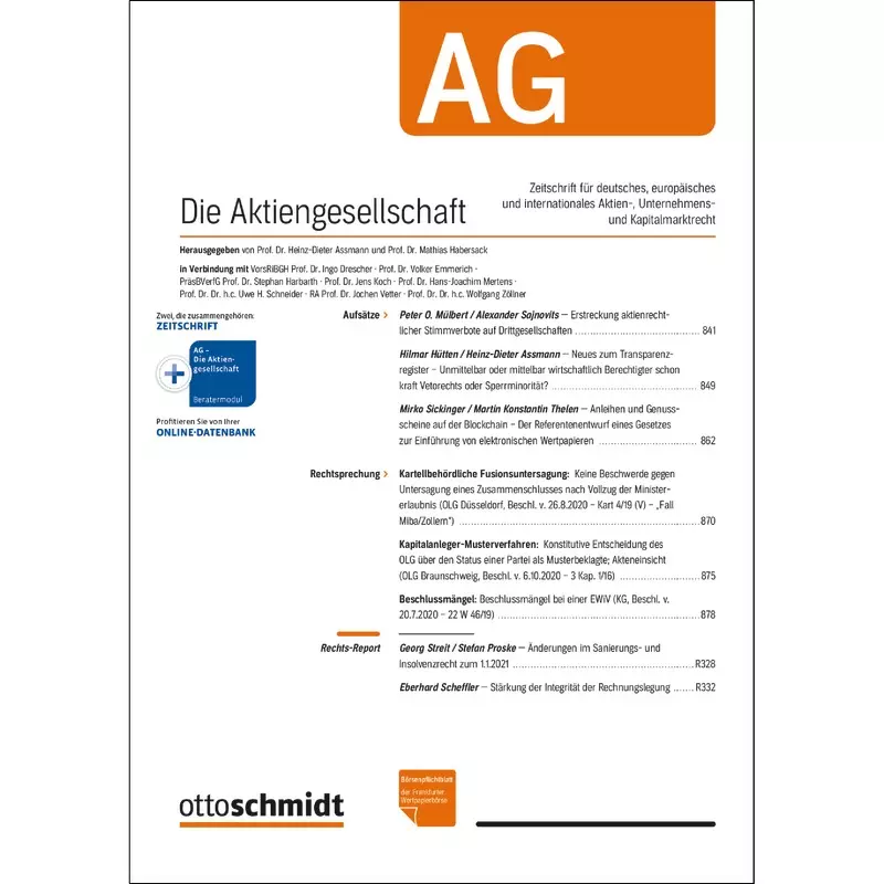 AG Die Aktiengesellschaft - Abonnement