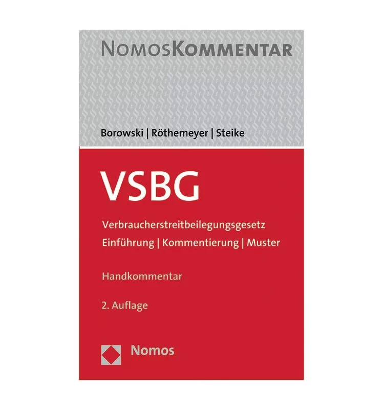 VSBG Verbraucherstreitbeilegungsgesetz