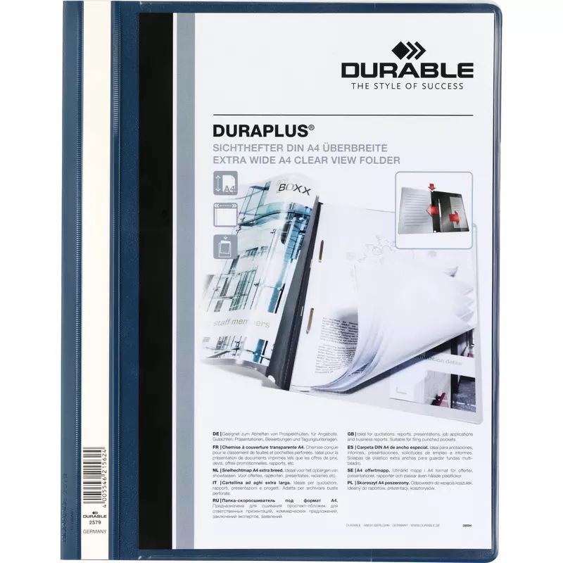 Durable Angebotshefter DURAPLUS A4 dunkelblau