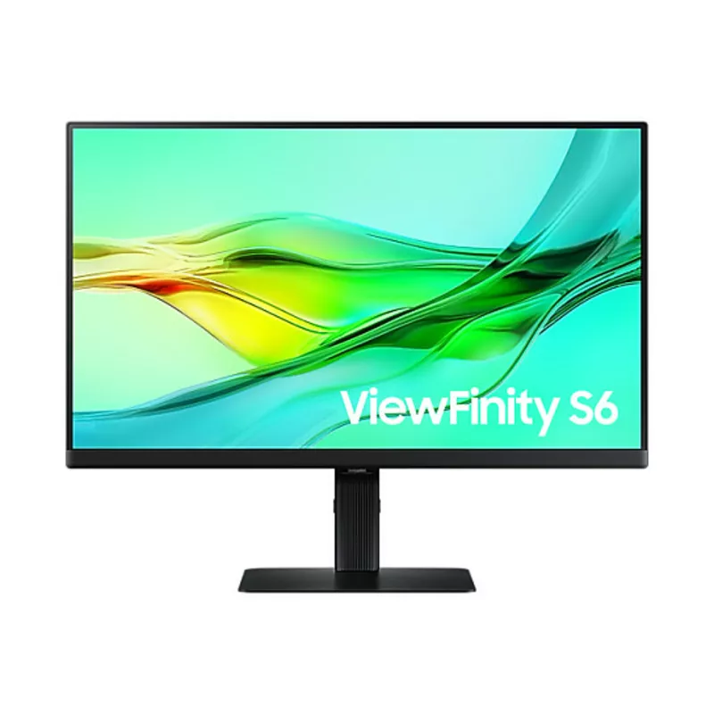 61 cm (24) 2560 x 1440 Pixel SAMSUNG LS24D604UEUXXE 16:9 Dual QHD IPS 5 ms 100 Hz HDR DisplayPort HDMI USB-Hub Pivot Height