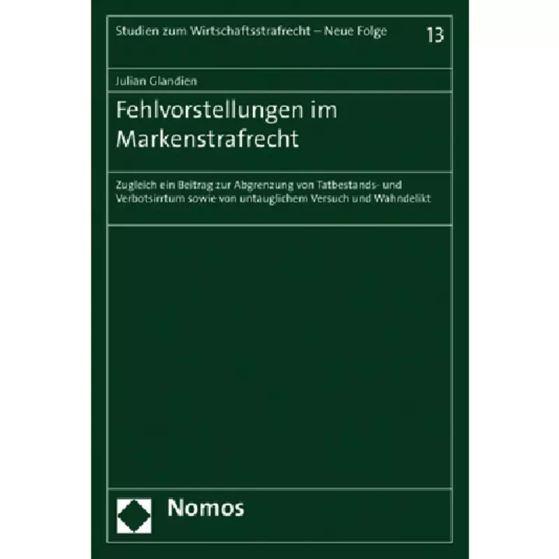 Fehlvorstellungen im Markenstrafrecht