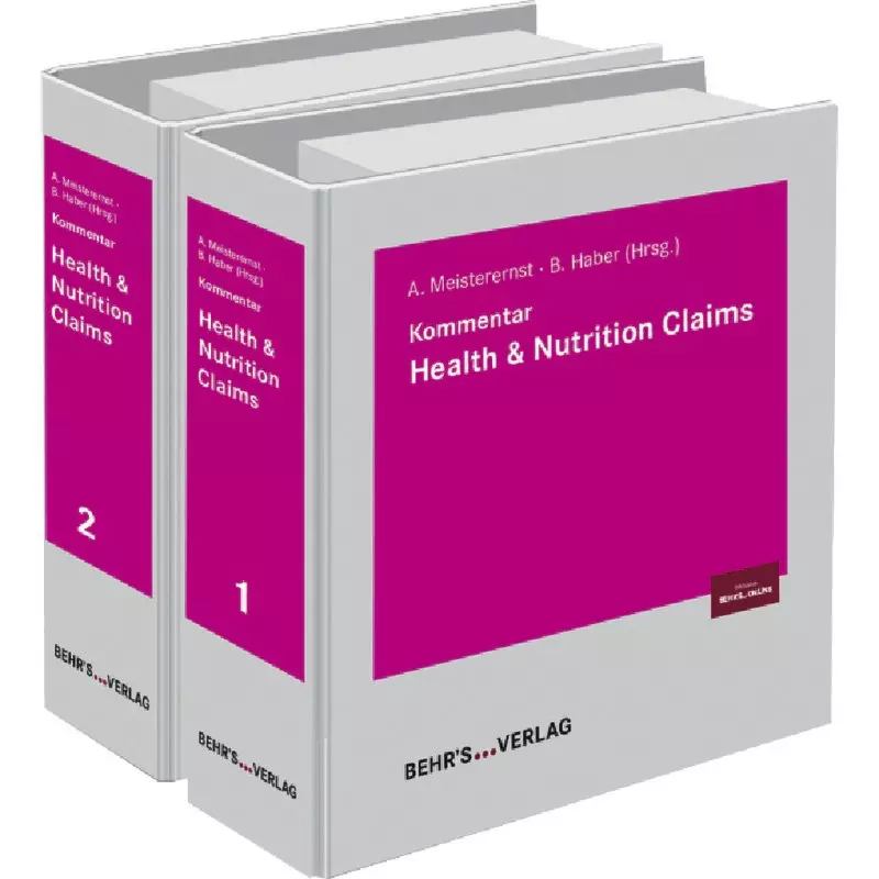 Health & Nutrition Claims - mit Fortsetzungsbezug