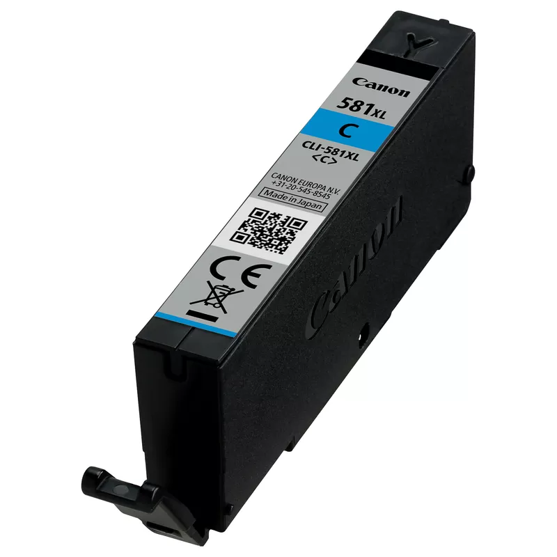Canon Tinte CLI-581XL 2049C001 Cyan bis zu 170 Fotos gemäß ISO/IEC 29102