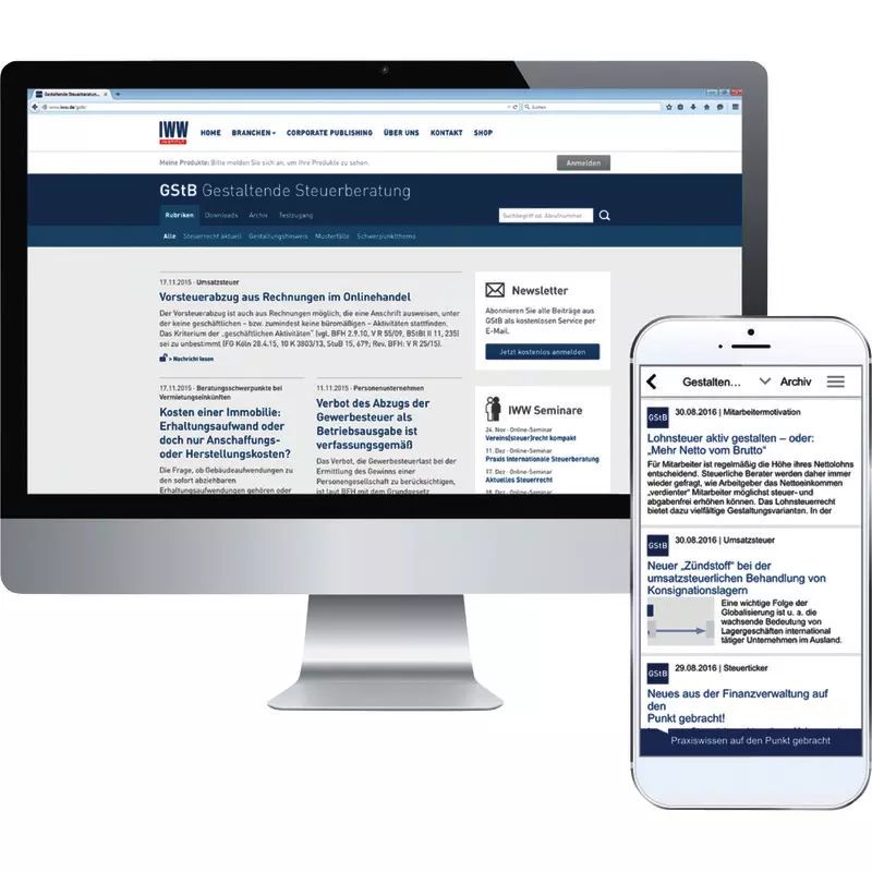IWW GStB - Gestaltende Steuerberatung digital
