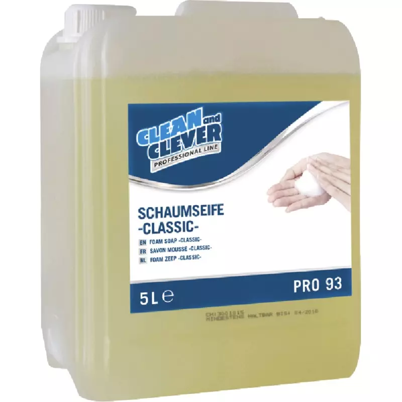 CLEAN and CLEVER Flüssig-Schaumseife classic, Kanister: 5 Liter
