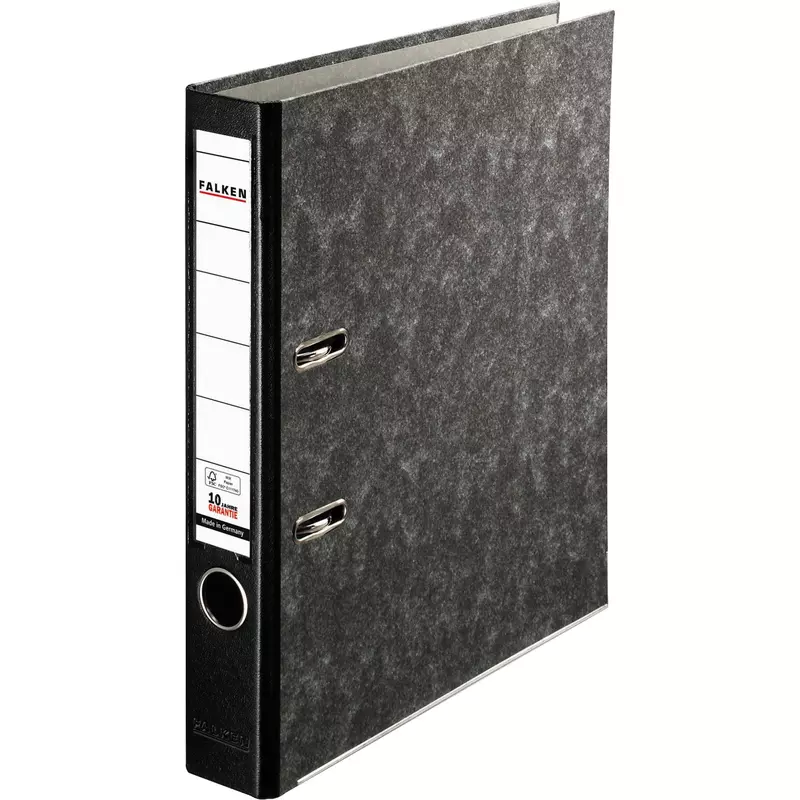 Falken Ordner Recycling Plus DIN A4 50mm Papier sw