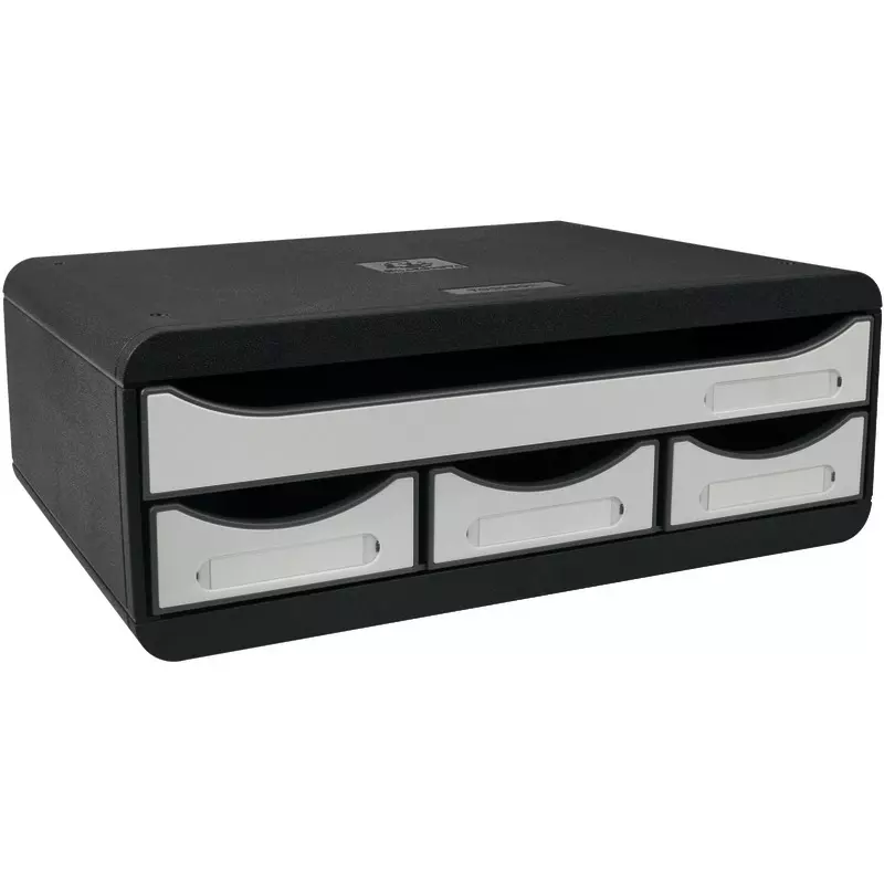EXACOMPTA Schubladenbox 3197213D, 4 Schubladen