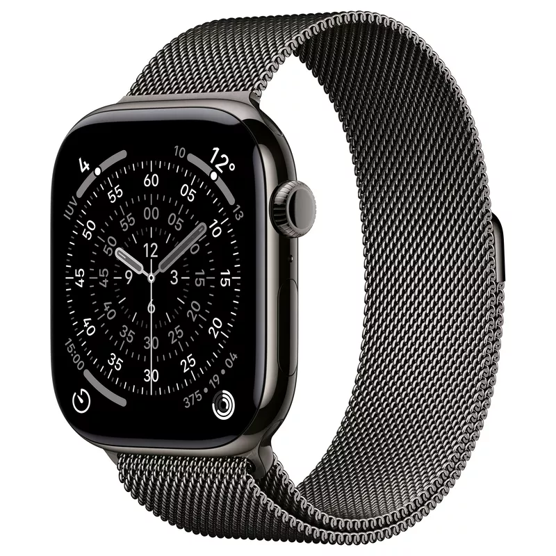Apple Watch S11 Titan Schiefer Cellular 46mm (Milanaise Armband schiefer) M/L
